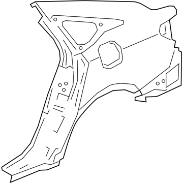 Honda 04636-TVA-A11ZZ Panel Set, R. RR. (Outer)