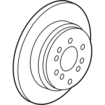 Honda 42510-TG7-A00 Disk, Rear Brake Drum In