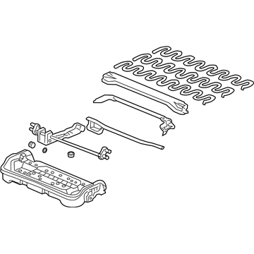 Honda 81539-SDA-L41 Frame, FR. Seat Cushion (Tachi-S/Setex)