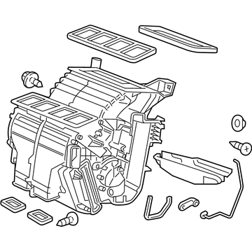 Honda 79106-TK8-A02 Heater Sub-Assy.