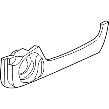 Honda 83554-S04-000ZB Pocket, L. FR. Door *NH178L* (EXCEL CHARCOAL)