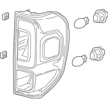 Honda 33550-T6Z-A01 Taillight Assy., L.