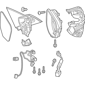 Honda 76258-TGG-A12 Set Driver Side