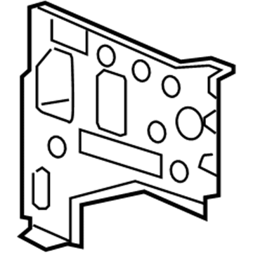 Honda 60819-TLA-A00ZZ Flange, R. FR. Bumper Beam Extension