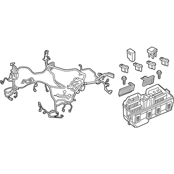 Honda 32200-TR2-A12 Wire Harness, Engine Room