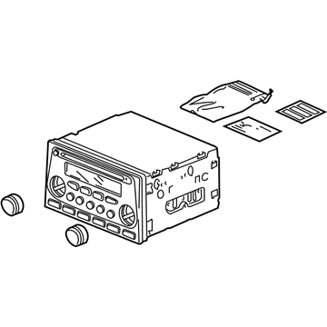 Honda 39100-SCV-307 Tuner,Auto Radio Coo