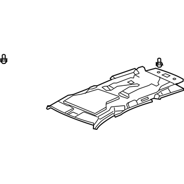 Honda 83200-SHJ-A01ZA Lining Assy., Roof *G64L* (OLIVE)