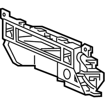 Honda 77290-TG7-A00ZA Panel Assy., Center (Lower) *NH900L* (DEEP BLACK)