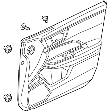 Honda Clarity Electric Door Trim Panel - 83501-TRV-A11ZA