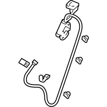 Honda 82220-TP6-A01ZB Lock Assy., R. RR. Seat *YR412L* (BRIGHT IVORY)