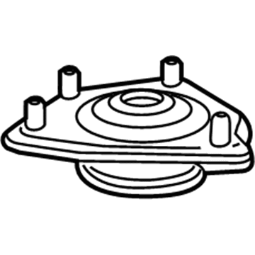 Honda 51670-TLA-A01 Rubber, FR. Shock Absorber Mounting