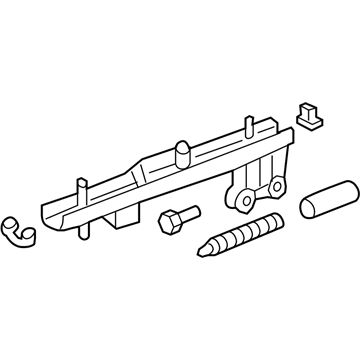 Honda 81760-TK8-A01 Adjuster, L. Middle Seat Slide(Outer)