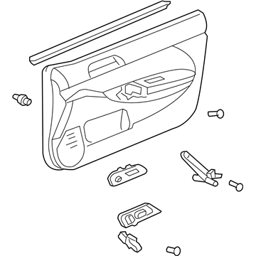 2004 Honda Civic Door Trim Panel - 83533-S5T-A02ZB