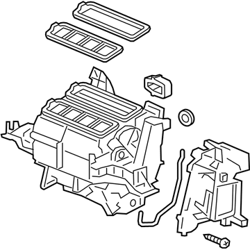 Honda 79106-T0G-A41 Heater Unit Sub A