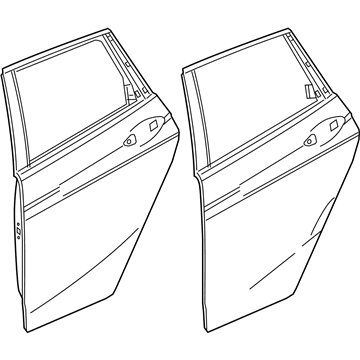 Honda 67510-T5R-A92ZZ Panel Comp,R RR D