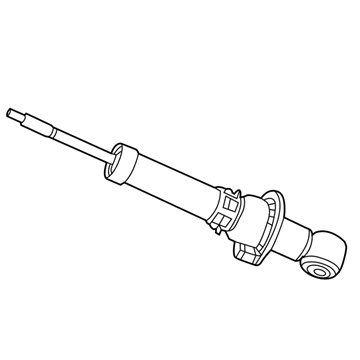 Honda 52611-TJZ-A03 Shock Absorber Unit, Rear