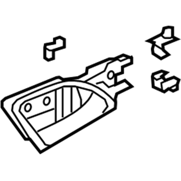 2008 Honda Accord Door Handle - 72160-TA5-A02ZC