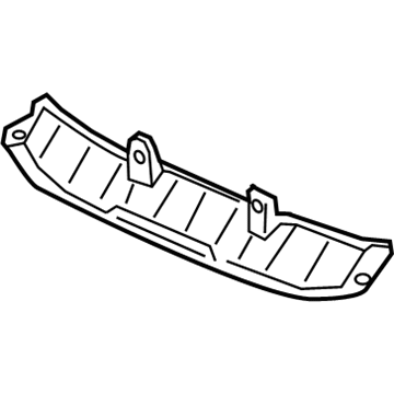 Honda 71202-TBC-A50 PLATE, FR. BUMPER MIDDLE INDUCTION