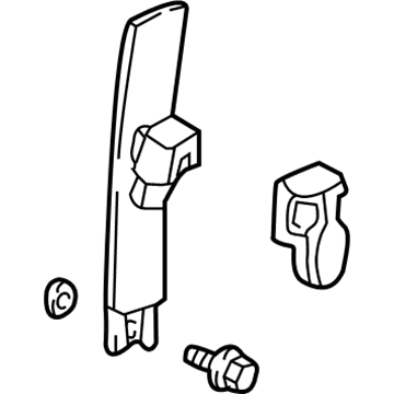 Honda 81460-S04-004ZD Adjuster, Shoulder Slide *YR98L* (COAST SAND)