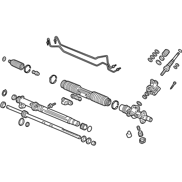 2005 Honda Civic Rack And Pinion - 53601-S5D-A42