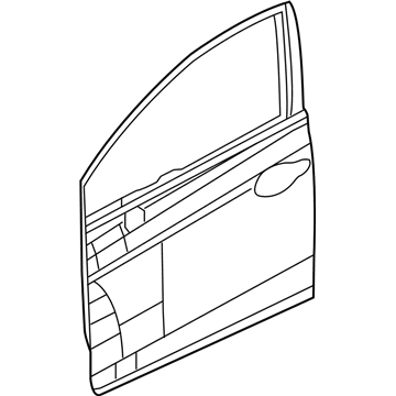 Honda 67050-TR6-C80ZZ Panel, L. FR. Door (DOT)