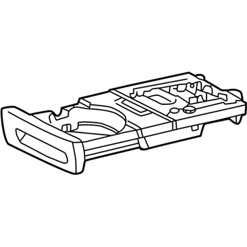 Honda 77230-S9A-A01ZB Holder Assembly, Cup (Dark Saddle)