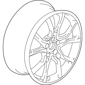 Honda 42700-TGH-A92 Disk, Aluminum Wheel (20X8 1/2J) (Hitachi)