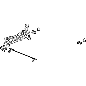 Honda 81570-S9V-L01 Adjuster, L. FR. Seat Slide (Inner)