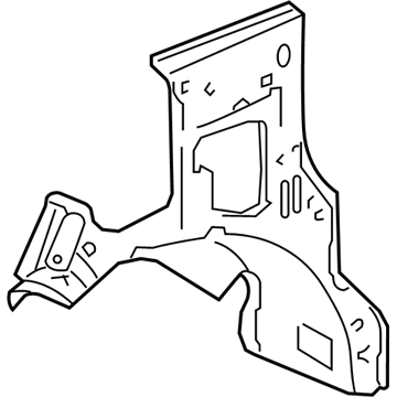 Honda 64301-SWA-A00ZZ Panel, R. RR. Inside