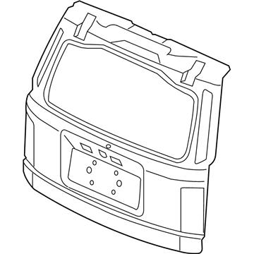 Honda 68100-SZA-406ZZ Tailgate Comp(Dot