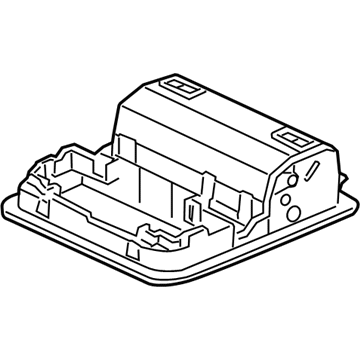 Honda 83250-TA5-A51ZD Console Assy., Roof *NH598L* (Long) (ATLAS GRAY)