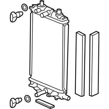 Honda 1J010-5K0-004 Radiator (Toyo)