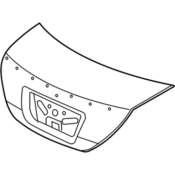 Honda 68500-SVA-A61ZZ Lid, Trunk (DOT)