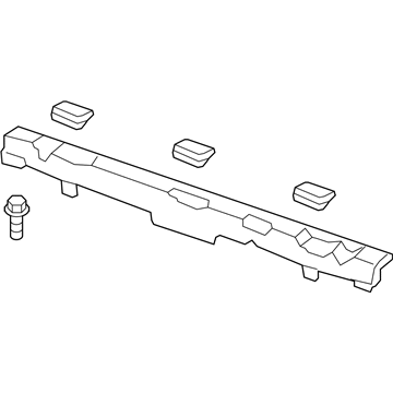 Honda 84640-SJC-A01ZF Lining Assy., RR. Panel *NH598L* (ATLAS GRAY)