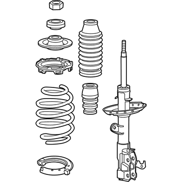 2013 Honda CR-Z Shock Absorber - 51610-SZT-A71