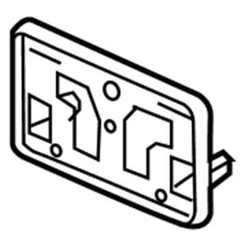 Honda 71145-T5R-A50 Base, Front License Plate