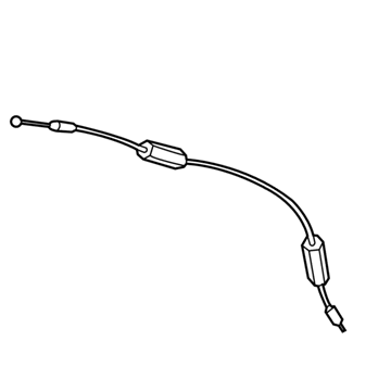 Honda 72131-TLA-A01 Cable, Front Inside Handle