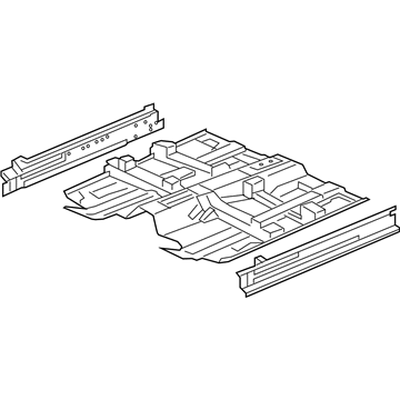 Honda 65100-TLD-315ZZ FLOOR COMP, FRONT