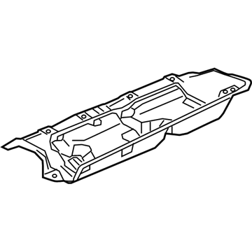 Honda 74603-TLA-A00 Cover Assy., R. Middle Floor (Lower)