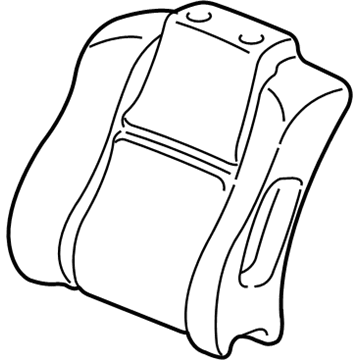 Honda 81522-S9V-A21 Pad, L. FR. Seat-Back