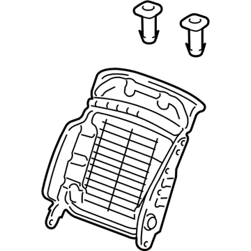 Honda 81526-S9V-A22 Frame, L. FR. Seat-Back