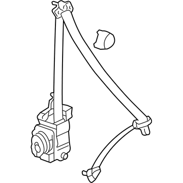 2005 Honda Accord Seat Belt - 04814-SDN-L02ZA
