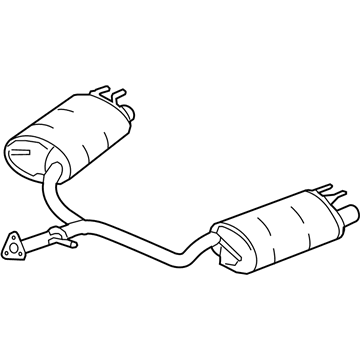 Honda Muffler - 18307-T2G-A61