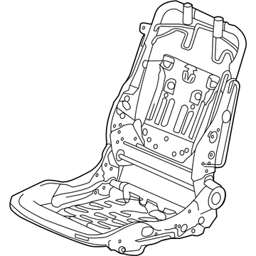 Honda 81136-T2F-A03 Frame, R. FR. Seat