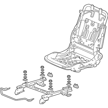 Honda 81126-T2A-A01 Frame, R. FR. Seat