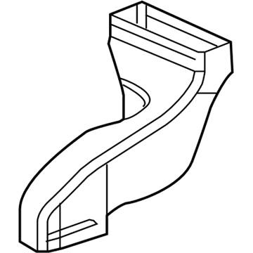 Honda 83332-TBA-A00 Duct,RR Heater Jo