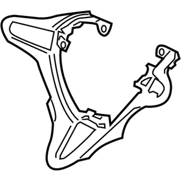 Honda 78541-TF0-N81ZK Garnish A *NH841L* (STRAIGHT METARIC)