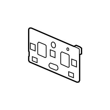 Honda 71145-TVA-A01 Base, Front License Plate