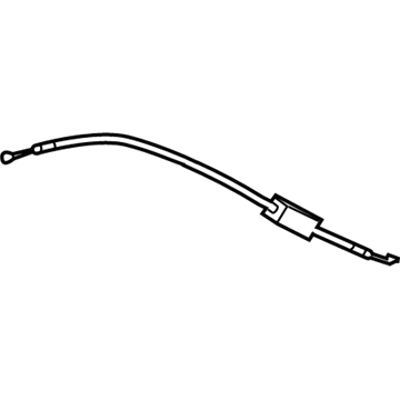 Honda 72633-TM8-A01 Cable, Rear Door Lock