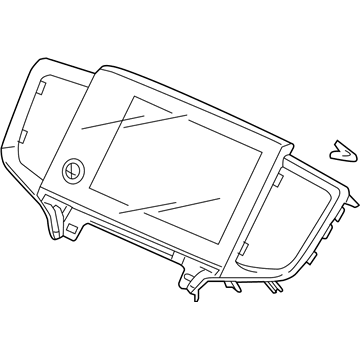 Honda 39710-TG7-A01 DISPLAY ASSY., CENTER